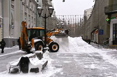 Москву очистят от снега за пять суток