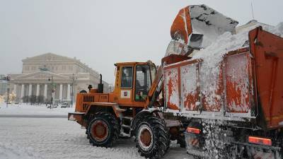 Власти Москвы намерены очистить город от снега за пять суток
