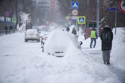 Снегопад в Москве стал одним из самых сильных за всю историю наблюдений