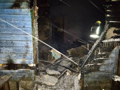 В Сафоновском районе страшный пожар унес жизнь человека