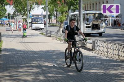 На двух центральных улицах Сыктывкара планируют сделать велодорожки