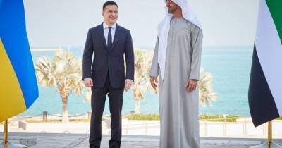 "Отношения выходят на новый качественный уровень": Зеленский в ОАЭ провел встречу с наследным принцем Абу-Даби (9 фото)