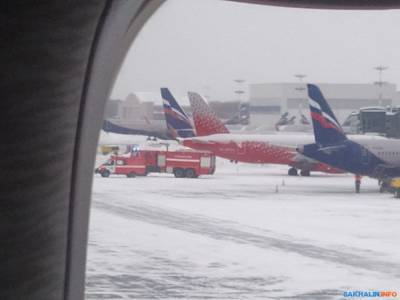 Самолет из Южно-Сахалинска приземлился в Москве со второго раза