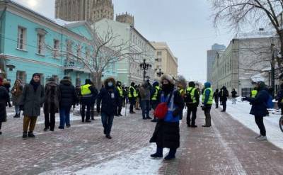 В центре Москве в этим минуты должна начаться акция солидарности с Юлией Навальной