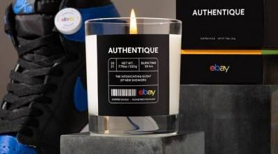 eBay выпустили свечу с ароматом новых кроссовок