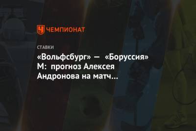 «Вольфсбург» — «Боруссия» М: прогноз Алексея Андронова на матч чемпионата Германии