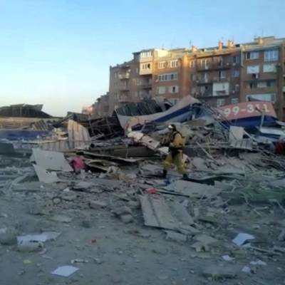 Окончен разбор завалов во Владикавказе на месте взрыва супермаркета