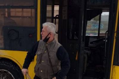 В Киеве водитель автобуса отличился благородным поступком. ФОТО
