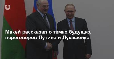 Макей рассказал о темах будущих переговоров Путина и Лукашенко
