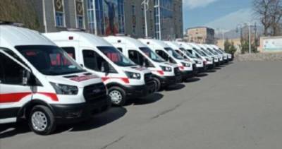 Управлению здравоохранения Душанбе передано 10 автомобилей скорой медицинской помощи