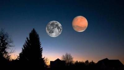 В Башкирии можно будет наблюдать сближение Марса и Луны