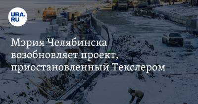 Мэрия Челябинска возобновляет проект, приостановленный Текслером