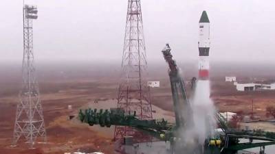 Ракета-носитель «Союз» стартовала на МКС с грузовым кораблем «Прогресс МС-16»