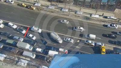 ДТП с участием пяти автомобилей произошло в центре Москвы