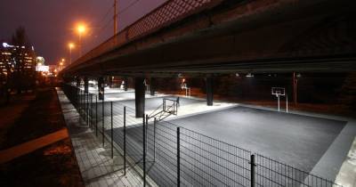 На установку защитной сетки над спортплощадкой под эстакадным мостом выделят 2,6 млн рублей