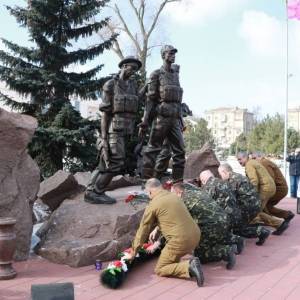 Запорожцы отмечают 32-ю годовщину вывода войск из Афганистана. Фото