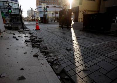 СМИ: при землетрясении в Японии повреждены почти 1600 домов