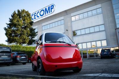 В Швейцарии представили концепт сверхкомпактного электромобиля: фото, видео