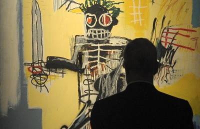 Картину Жана-Мишеля Баскии «Воин» выставили на аукцион. Она может поставить рекорд по стоимости