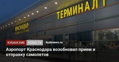 Аэропорт Краснодара возобновил прием и отправку самолетов