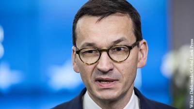 Премьер Польши поддержал критику Украиной президента Германии за «Северный поток – 2»