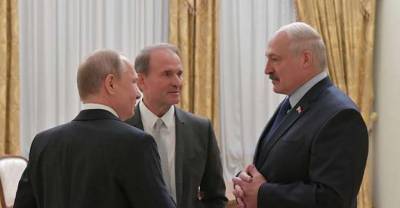 Vladimir Putin - Ukrainian businessman Medvedchuk and his Belarusian connections - udf.by - Belarus - Ukraine - Russia - city Moscow
