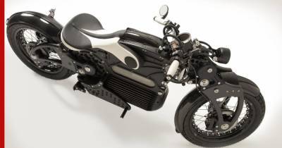 В Curtiss представили электрический мотоцикл с изменяемым клиренсом