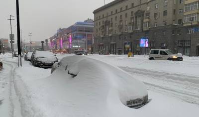 Снегопад привел к проблемам с парковками в Москве