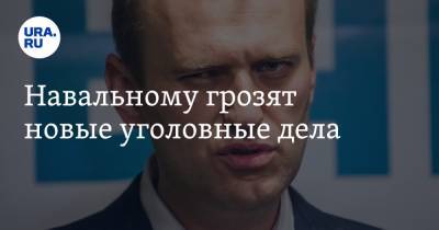 Навальному грозят новые уголовные дела