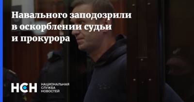 Навального заподозрили в оскорблении судьи и прокурора
