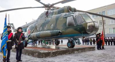 В Чебоксарах появился Музей-вертолет в школе №22