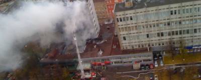 В офисном здании в центре Москвы произошло возгорание