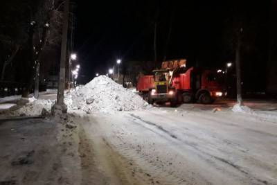 С улиц Костромы за минувшую ночь было вывезено свыше 5 тысяч кубометров снега