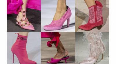 Этой весной носите обувь в конфетных розовых оттенках