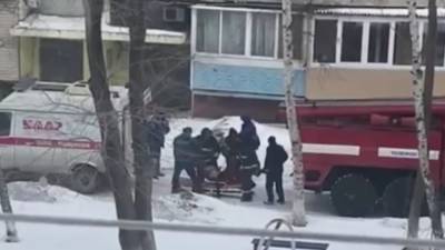 Семь человек спасли на пожаре в Приморье, ФАН публикует видео