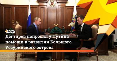 Дегтярев попросил у Путина помощи в развитии Большого Уссурийского острова