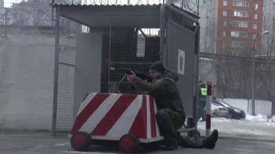 В Воронеже прошли шумные военные учения с условными террористами