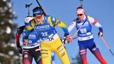 Биатлон: шведку, которая "вырвала" у Украины медаль в эстафете, оставили без золота на ЧМ