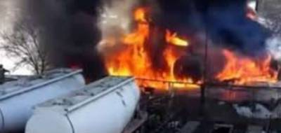 Взрыв резервуаров с топливом произошел в Москве (ВИДЕО)