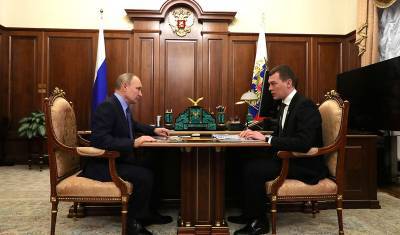 Владимир Путин принял Михаила Дегтярева впервые после его назначения в Хабаровск