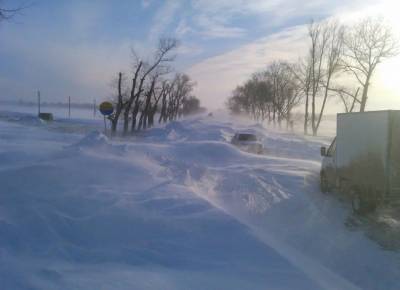 Аномальный снегопад парализует Ростовскую область как это было в 2014 году