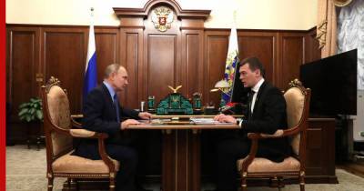 Дегтярев сообщил Путину о работе хабаровского правительства за полгода