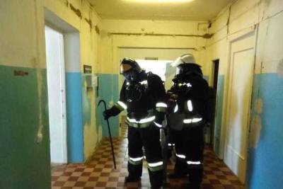 В Каменском районе пожарные потушили условный пожар