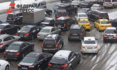 Заснеженный Красноярск сковали 9-бальные пробки