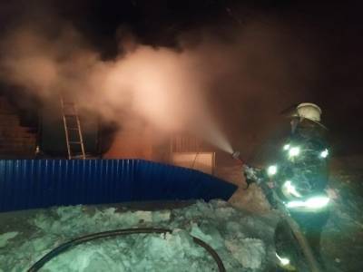 В Челябинской области на пожаре погибли два человека