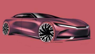 Дизайнер General Motors показал эскиз нового седана - autonews.ua - Украина - Cadillac