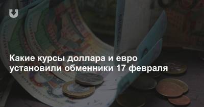 Какие курсы доллара и евро установили обменники 17 февраля - news.tut.by - Белоруссия