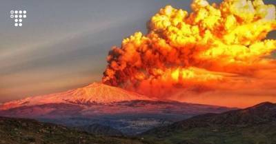 На Сицилии произошло извержение вулкана Этна — соцсети переполнены видео с места события
