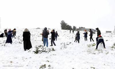 В Египте и Ливии за долгое время впервые выпал снег