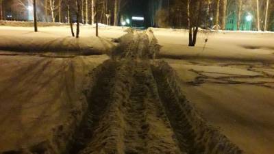 Тоболяки обсуждают чистку тротуаров от снега